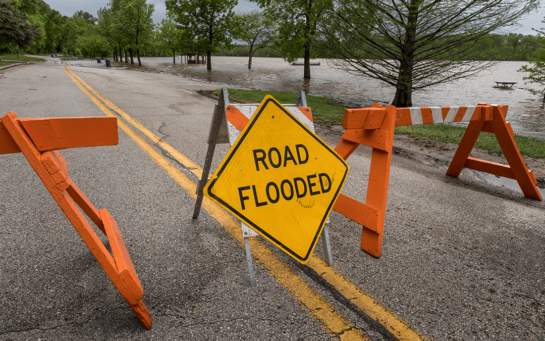 closed flooded road | Truck storm safety | Wiers Fleet partners