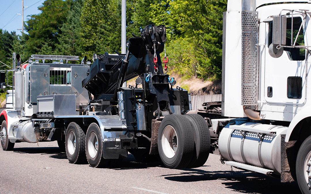 Towing a heavy duty truck | Wiers Fleet Partners