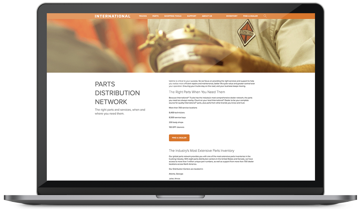 Parts Distribution Network