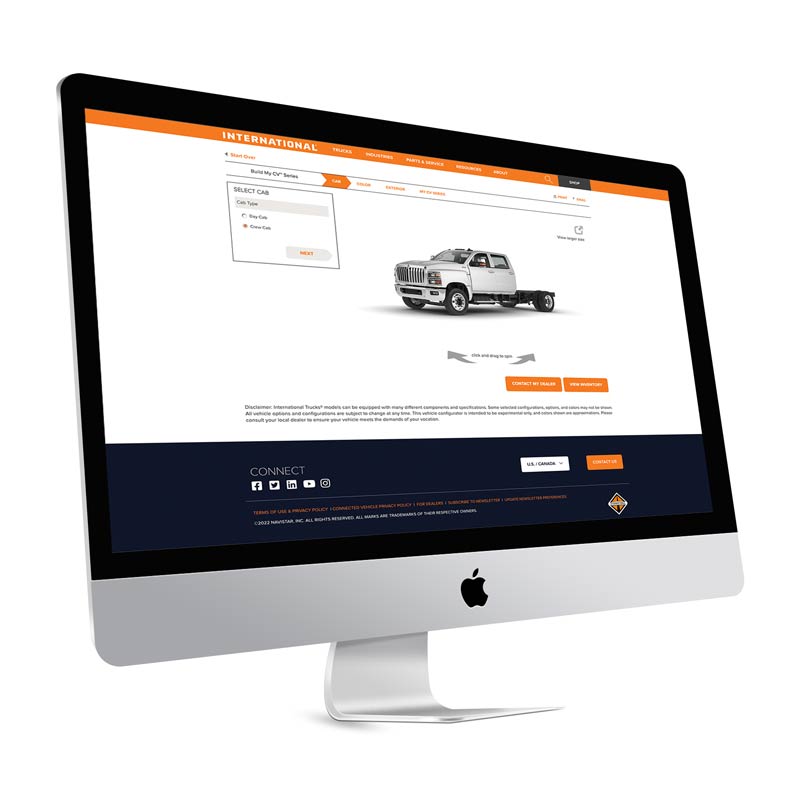 truck_builder_mockup Build your own International Truck with Wiers.